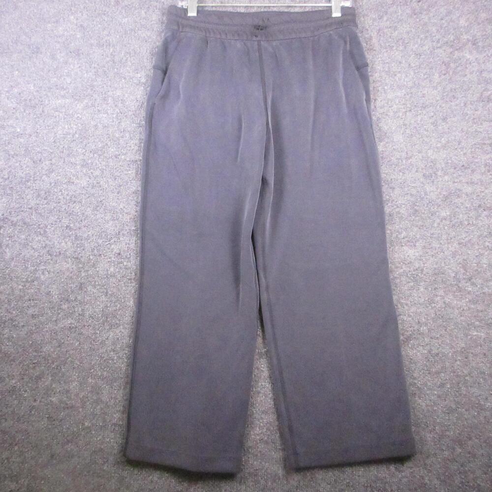 Lululemon Sweatpants Womens 8 Gray Cropped Straight Leg Yoga Pants Athletic